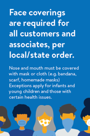 Walmart Face Covering - Staff