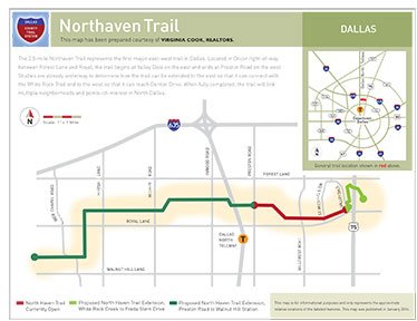 Northaven Trail trail map