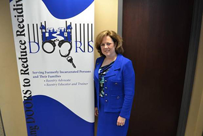 Christina Melton Crain, President and CEO of DOORS and Chair of CJAB’s Reentry Committee