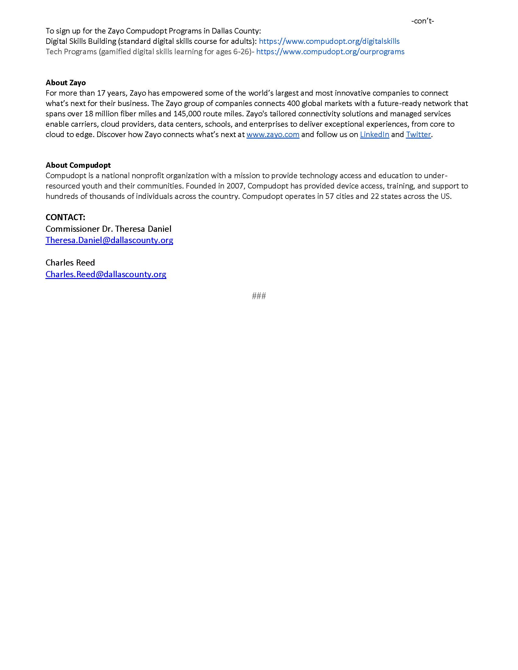 broadband press conference