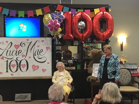 Lucie Mae turns 100