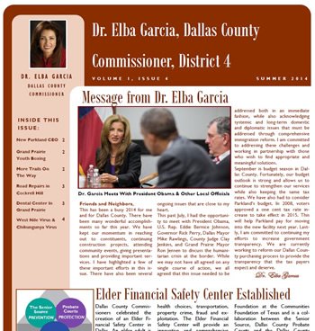 District 4 Newsletter - Summer 2014