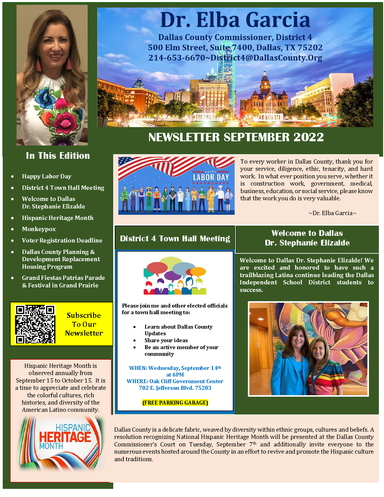 September 2022 Newsletter