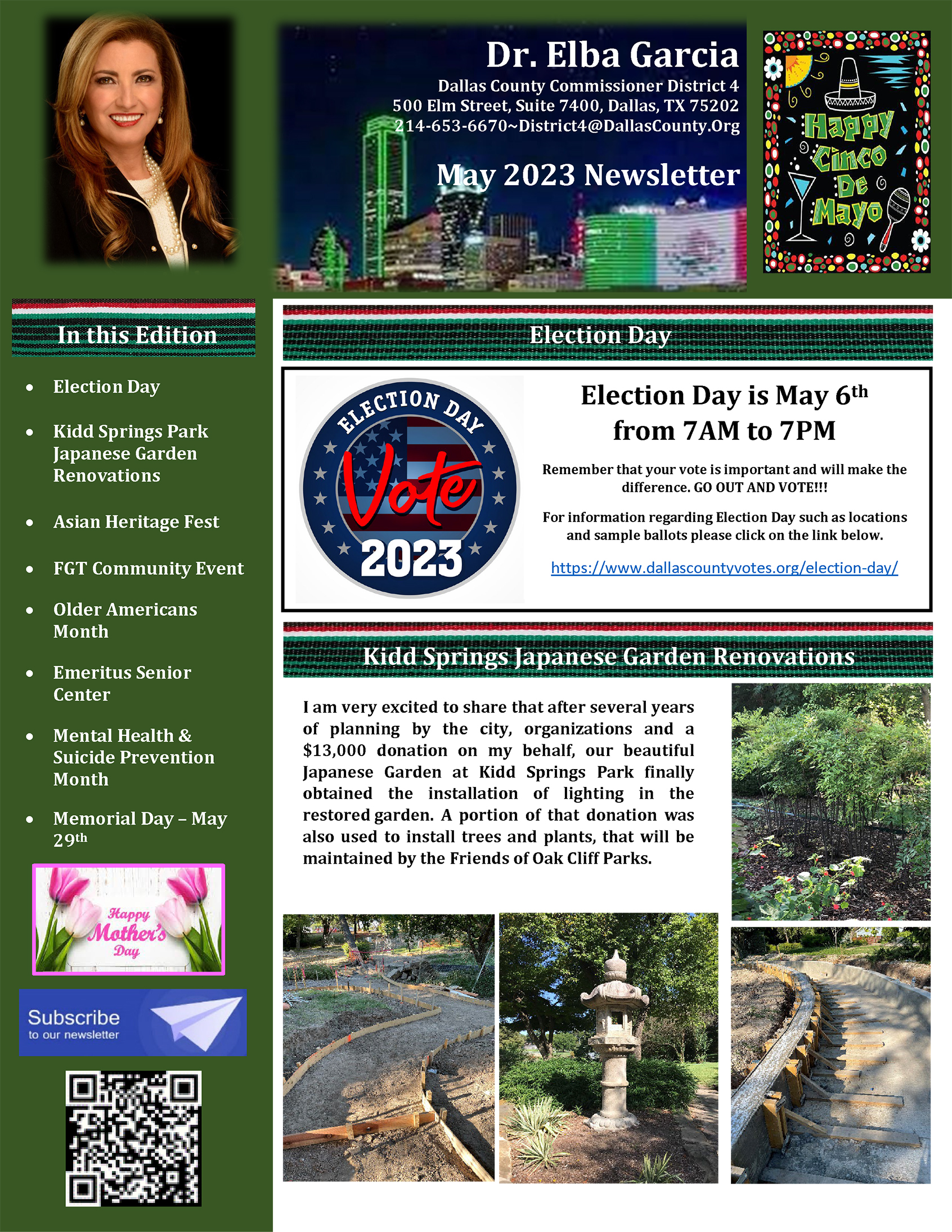 May 2023 Newsletter - English