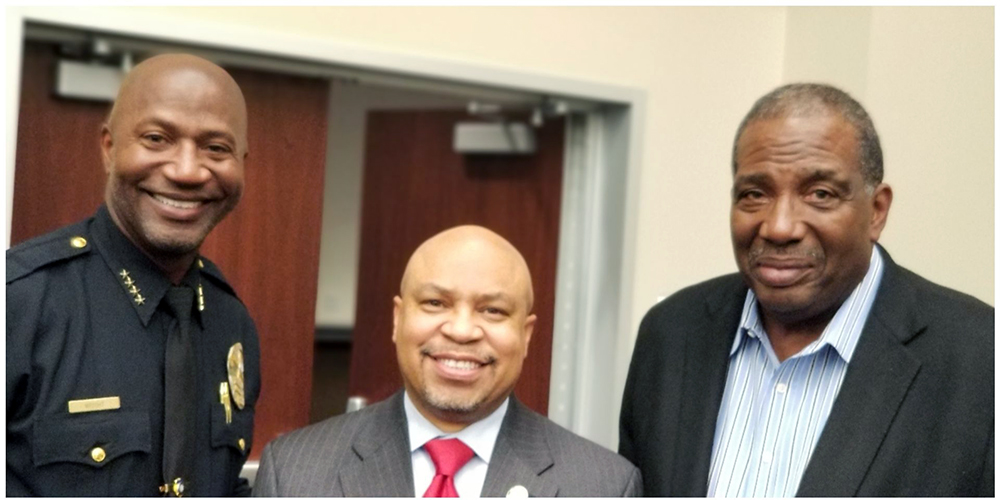 Constable Wright with Representative Sherman and Senator Royce