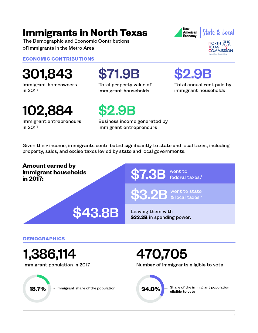 Contributions of Immigrants in the Metro Area