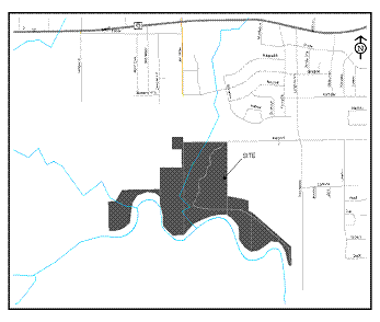 McCommas Bluff Preserve Map