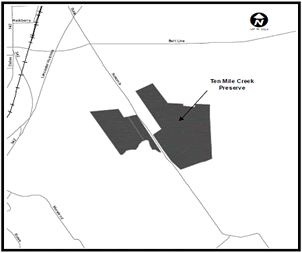 Tenmile Creek Preserve Map