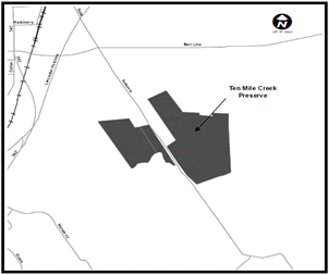 Goat Island Preserve Trinity River Greenbelt Map