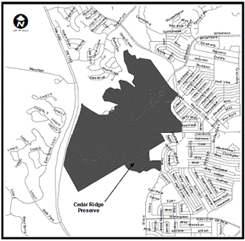 Cedar Ridge Preserve Map