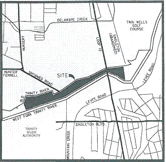 Trinity River Mountain Creek Preserve Map