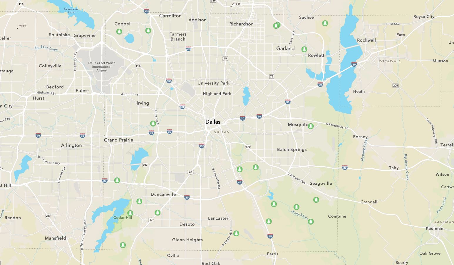 Find your next adventure map of preserve locations.