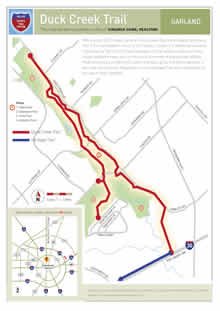 duck creek map