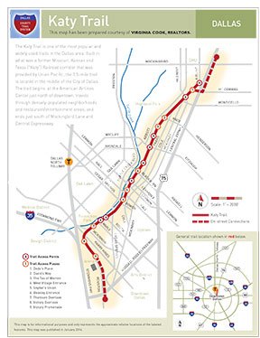 katy trail map