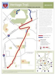 Heritage trail map