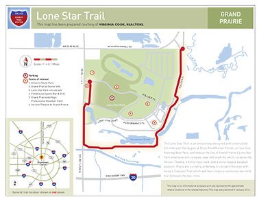 LoneStar trail map