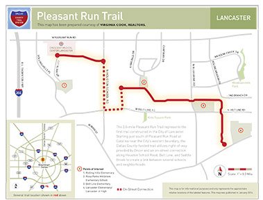 Pleasant Run Trail map