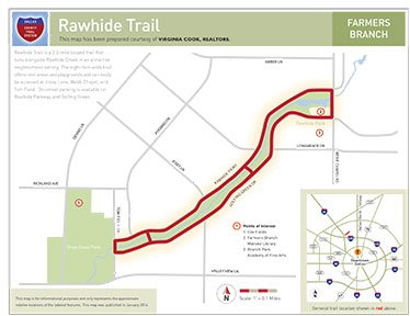 Rawhide Trail map