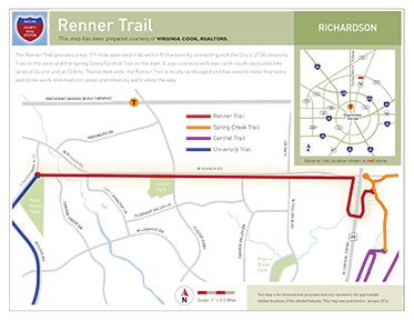 Renner Trail map