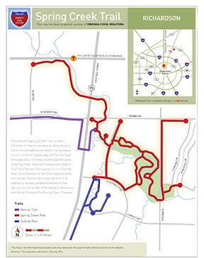 Spring Creek Trail map