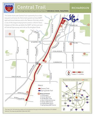 current central trail map