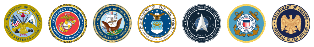 military service seals - new order - DOD site
